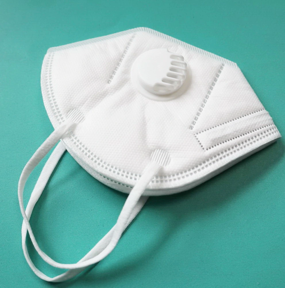 N95 Disposable Respirator Face Mask Kn95 Masks of Filtration 95/ with Earloops /White Colour Bfe 95%